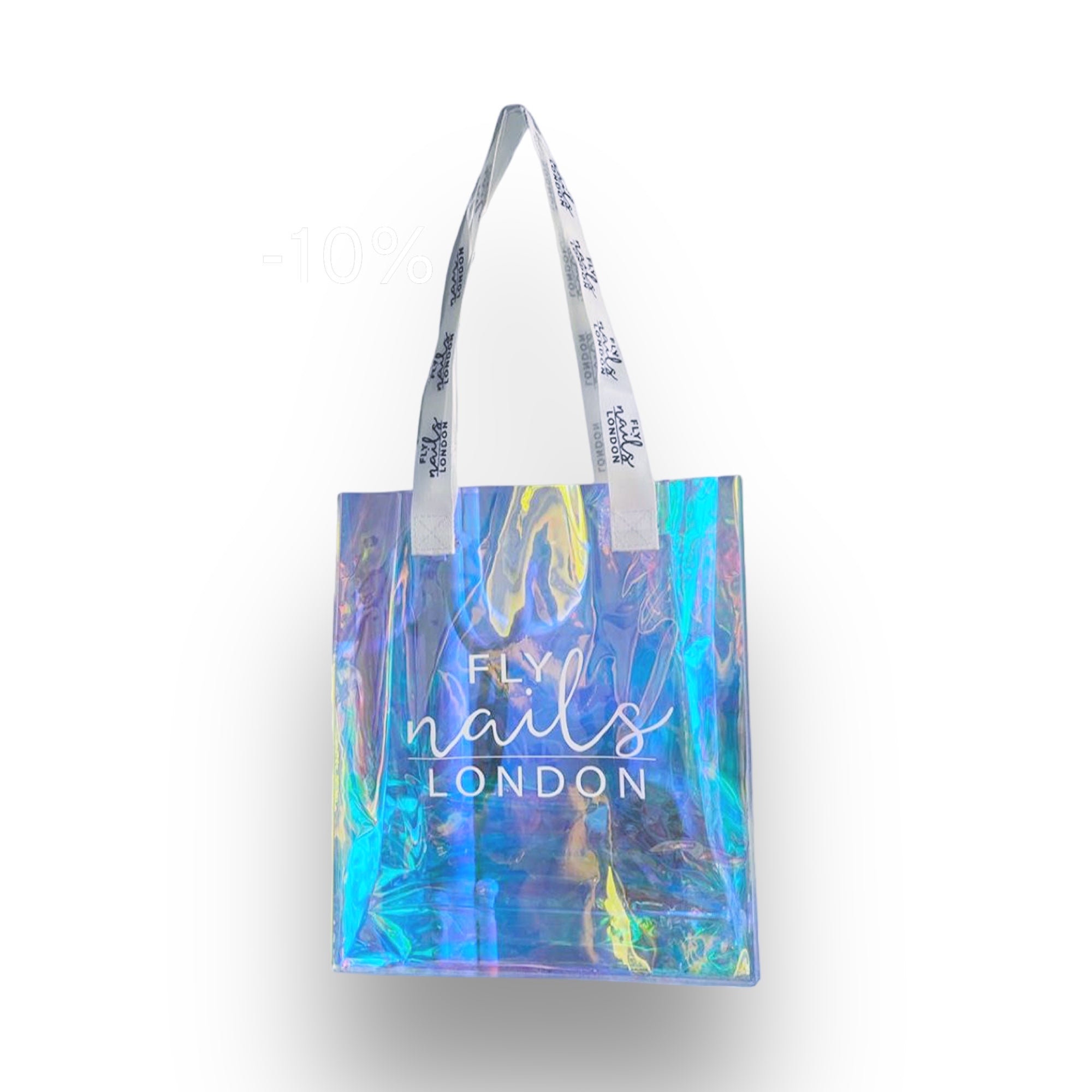 Fly Nails Iridescent Tote Bag